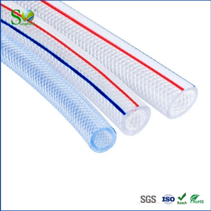 Prozirno crijevo ojačano PVC vlaknima